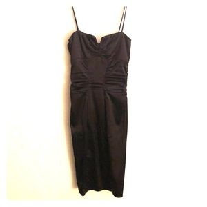 Black form fitting formal dress